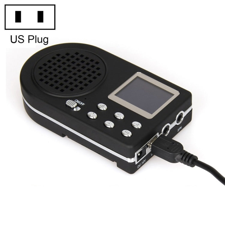 Appelant électronique d'oiseaux extérieur MP3 avec télécommande sans fil, prise US, prise EU