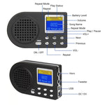 Appelant électronique d'oiseaux extérieur MP3 avec télécommande sans fil, prise US, prise EU
