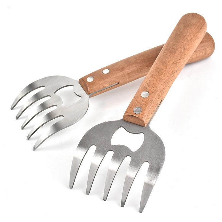 2 pièces, griffes d'ours pour déchiqueter la viande, outil de barbecue multifonctionnel pour effilocher la viande, couleurs primaires, rouge