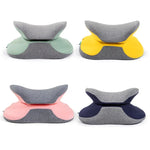 Oreiller de sieste portable multifonction BEWALKER pour étudiant, support lombaire, oreiller de sieste pliable en mousse à mémoire, oreiller de sommeil de bureau, 38x20x15cm