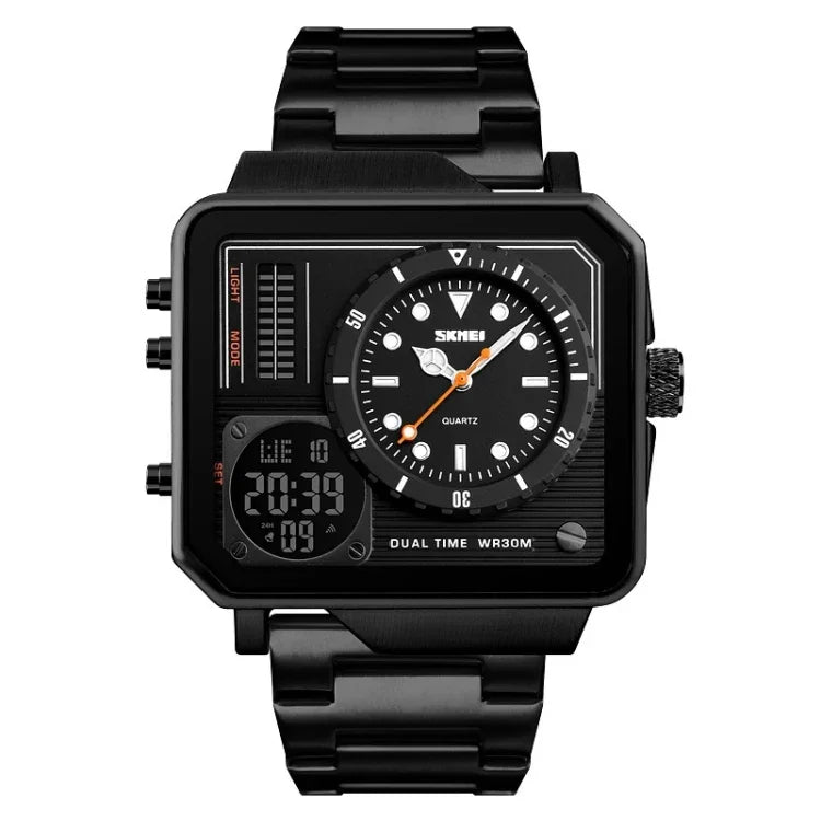 Montre électronique étanche multifonction sport extérieur SKMEI 1392 Affichage double pour usage professionnel