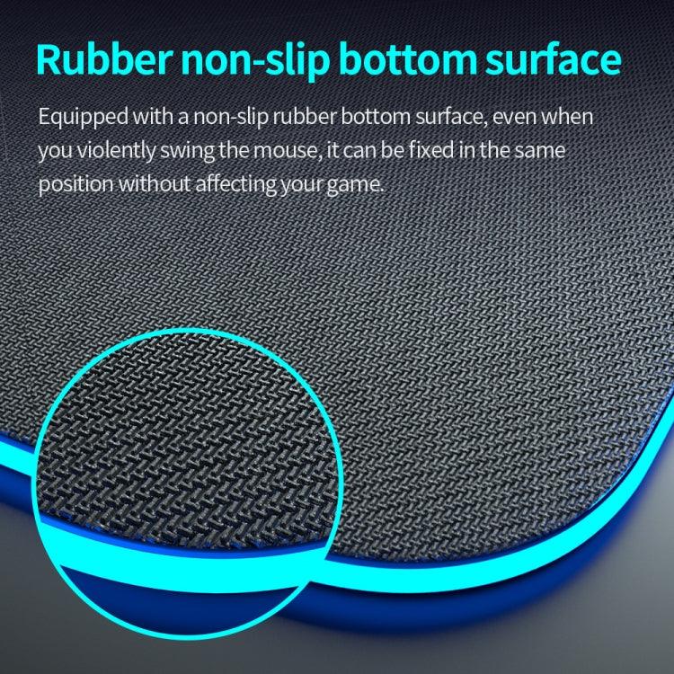 Tapis de souris RVB01 10W à chargement sans fil Tapis de souris lumineux RVB, Taille : 800 x 300 x 4 mm