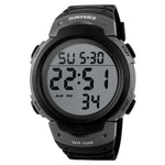 SKMEI 1068 Men Waterproof Outdoor Sports Digital Watch Student Fashion Watch, Red, Green, Blue, Black, Titanium, Golden, ArmyGreen