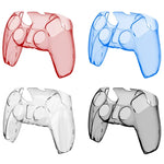 KJH PS5-002 Coque de protection transparente rigide pour manette de jeu sans fil PS5