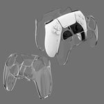 KJH PS5-002 Coque de protection transparente rigide pour manette de jeu sans fil PS5