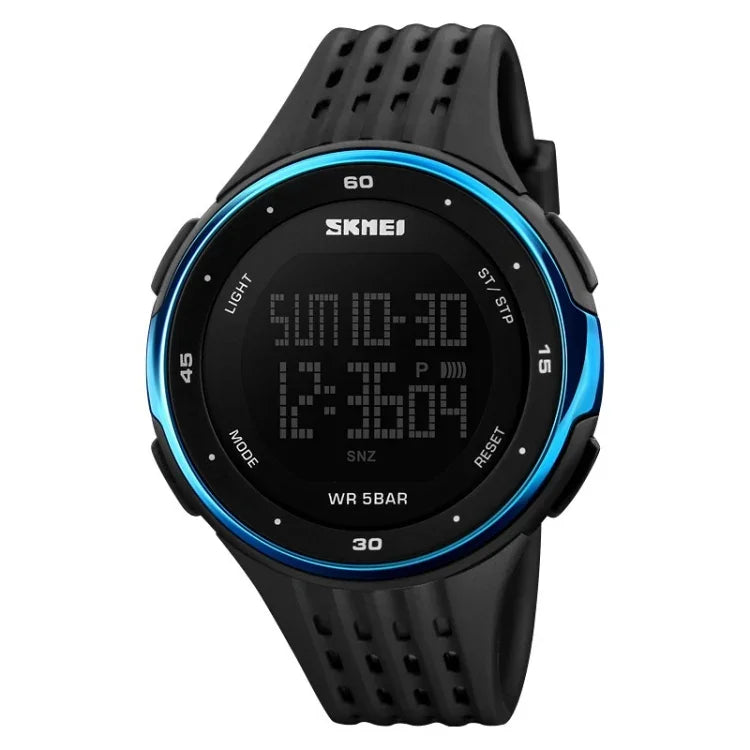 Montre électronique multifonction sport extérieur SKMEI 1219 Homme, Vert, Bleu, Noir, Or rose, Argent