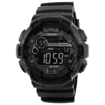 Montre de sport pour homme SKMEI 1243, étanche pour extérieur, montre numérique, rouge, noir, doré