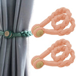 1 Paire de Boucles Magnétiques pour Rideaux, Rose, Bleu Gris, Or Roi, Conran, Blanc cassé, Gris clair, Gris foncé