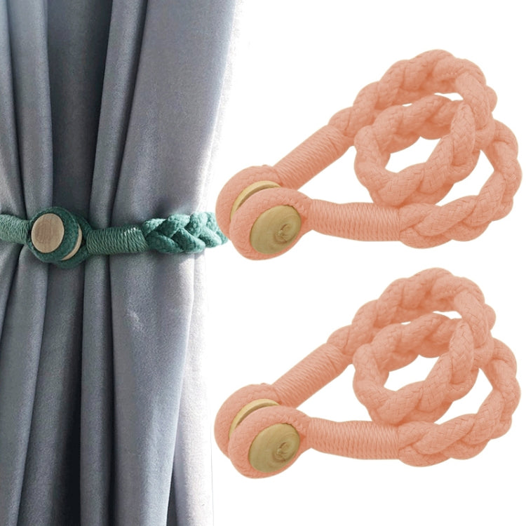 1 Paire de Boucles Magnétiques pour Rideaux, Rose, Bleu Gris, Or Roi, Conran, Blanc cassé, Gris clair, Gris foncé