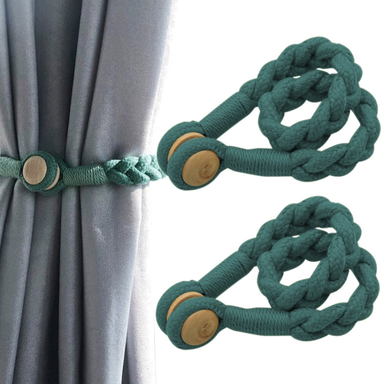 1 Paire de Boucles Magnétiques pour Rideaux, Rose, Bleu Gris, Or Roi, Conran, Blanc cassé, Gris clair, Gris foncé