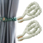 1 Paire de Boucles Magnétiques pour Rideaux, Rose, Bleu Gris, Or Roi, Conran, Blanc cassé, Gris clair, Gris foncé