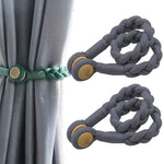 1 Paire de Boucles Magnétiques pour Rideaux, Rose, Bleu Gris, Or Roi, Conran, Blanc cassé, Gris clair, Gris foncé