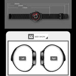 SKMEI 1634 Men Waterproof Watch Fashion Quartz Watch, Black Mesh Belt, White Mesh Belt, Black Steel Belt, White Steel Belt