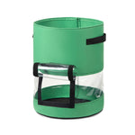 Sac Transparent pour Pomme de Terre avec Couverture Centrale, Sac de Culture de Plantes, Grand (35x45cm) 43 Litres/10 Gallons, Moyen (30x35cm) 26 Litres/7 Gallons
