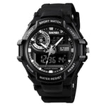 Montre numérique multifonction sportive pour homme SKMEI 1357, montre étanche pour étudiant, rouge, bleu, noir