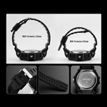 Montre numérique multifonction sportive pour homme SKMEI 1357, montre étanche pour étudiant, rouge, bleu, noir