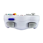 Manette sans fil HY-5201 2,4 GHz pour Nintendo GameCube (NGC), disponible en blanc, violet, noir, orange et argent.