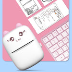 Imprimante thermique mini portable Bluetooth, imprimante photo, collecte des erreurs de devoirs pour étudiants, imprimante thermique mini C9