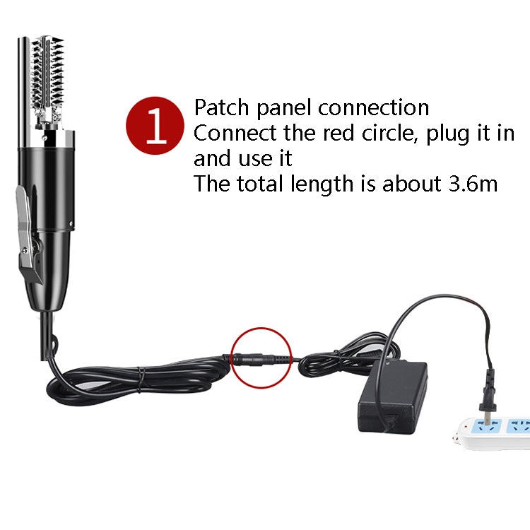 Râpe à écailles de poisson électrique, usage domestique, outil à racler, prise CN, rouge, noir