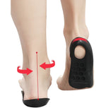 Semelles orthopédiques pour pieds plats avec soutien de la voûte plantaire, orthèses pour pieds valgus adultes et enfants, L (Blanc)