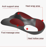 Semelles orthopédiques pour pieds plats avec soutien de la voûte plantaire, orthèses pour pieds valgus adultes et enfants, L (Blanc)