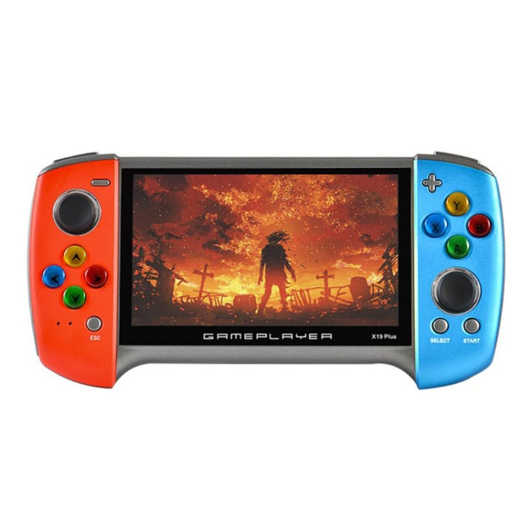 Console de jeu portable X19 Plus écran 5,1 pouces Mémoire 8G Support d'extension carte TF & sortie AV, X19 Plus / Rouge+Jaune, X19 Plus / Rouge, X19 Plus / Rouge+Bleu