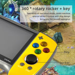 Console de jeu portable X19 Plus écran 5,1 pouces Mémoire 8G Support d'extension carte TF & sortie AV, X19 Plus / Rouge+Jaune, X19 Plus / Rouge, X19 Plus / Rouge+Bleu