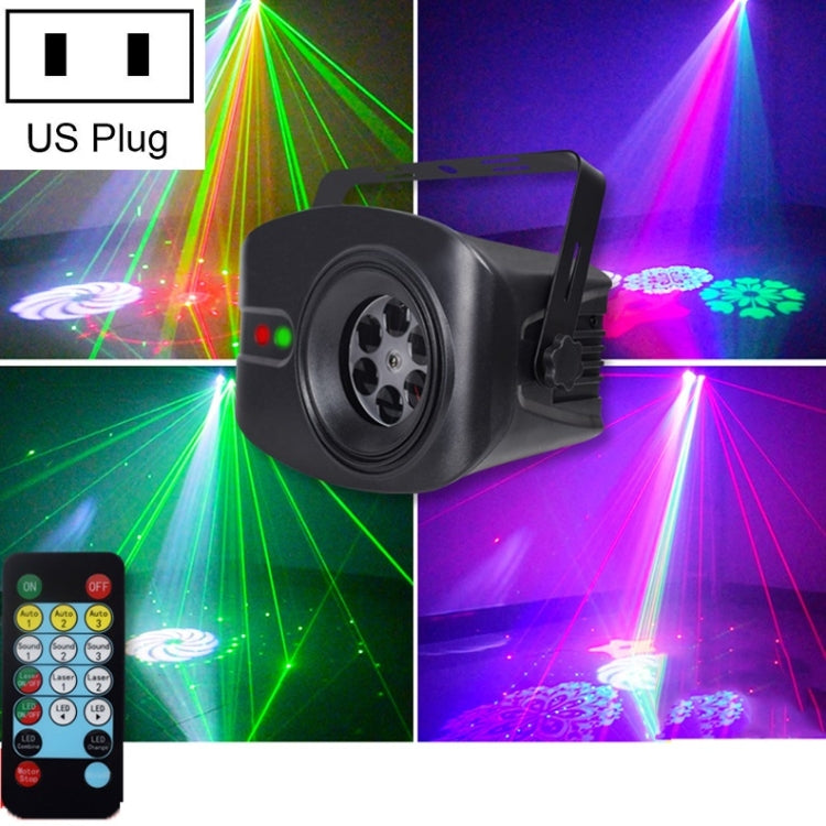 Projecteur de lumière colorée à 13 W, décoration de chambre à LED, lumière laser, lumière de scène à contrôle sonore pour KTV et bar, prise US, prise EU, prise UK, prise AU