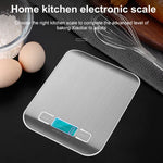 Balance électronique de cuisine portable en acier inoxydable pour aliments, 5kg/1g (modèle à piles blanc), 5kg/1g (modèle à piles noir), 10kg/1g (modèle à piles blanc), 5kg/1g (rechargeable blanc), 10kg/1g (rechargeable blanc)