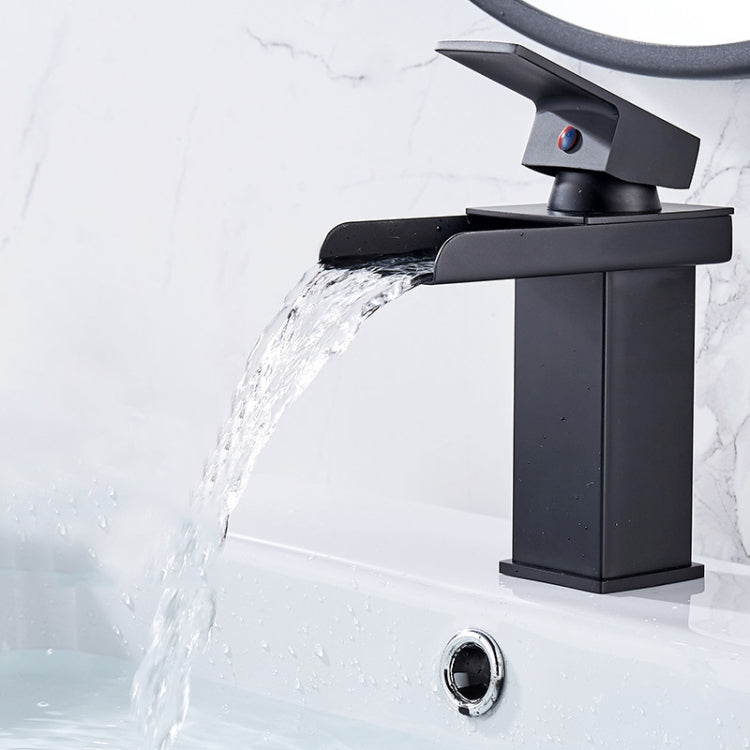 Robinet de salle de bain à bec large, pour lavabo carré, mitigeur monotrou, HT-81566 Type court à bec large, HT-81567 Type haut à bec large, HT-81566 Type court galvanisé, HT-81567 Type haut galvanisé, HT-Z6010 Type court, HT-Z6006 Type haut