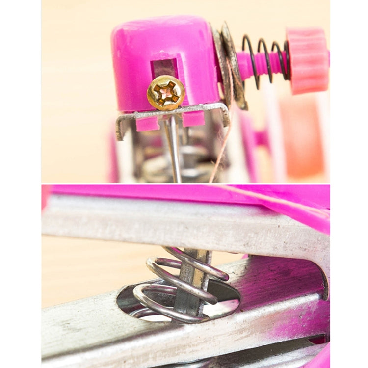 Mini machine à coudre portable, machine à coudre de poche multifonctionnelle manuelle, livraison de couleur aléatoire