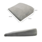 Coussin incliné triangulaire en mousse à mémoire pour nourrisson, oreiller d'allaitement pour femmes enceintes et nouveau-nés, gris doux cristal, blanc à losanges, noir doux cristal
