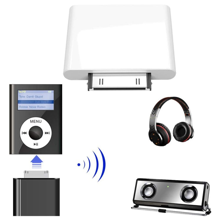 Transmetteur audio Bluetooth 4.1 30 broches IPF01 pour iPod, couleur aléatoire