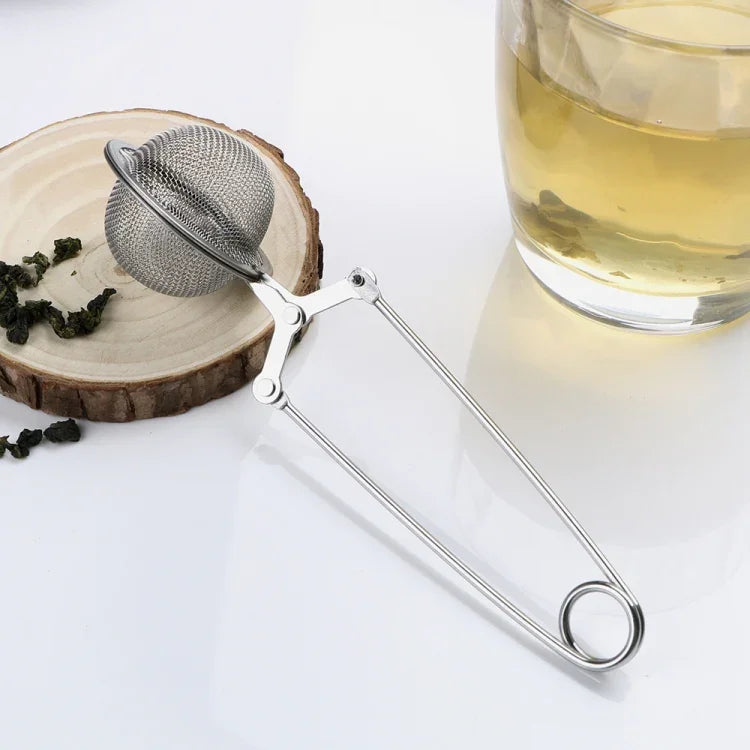 2 infuseurs à thé en maille sphérique en acier inoxydable, filtre à épices pour café et herbes, en acier inoxydable