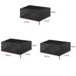 Housse anti-poussière pour table de billard Housse de protection pour billard Housse de meuble hydrofuge, 225x116x82cm, 260x135x82cm