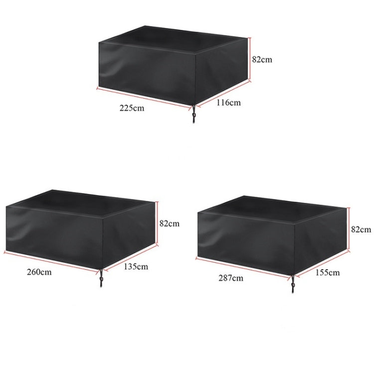 Housse anti-poussière pour table de billard Housse de protection pour billard Housse de meuble hydrofuge, 225x116x82cm, 260x135x82cm