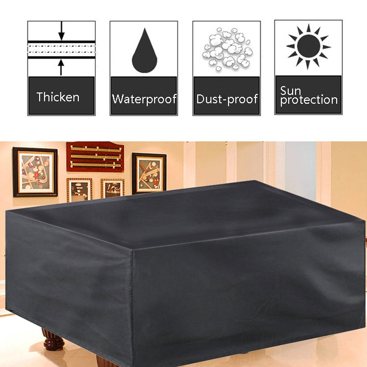 Housse anti-poussière pour table de billard Housse de protection pour billard Housse de meuble hydrofuge, 225x116x82cm, 260x135x82cm