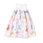 Couches en tissu imperméables et anti-fuites pour bébés, jupes-culottes lavables en coton pour enfants, L
