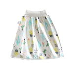 Couches en tissu imperméables et anti-fuites pour bébés, jupes-culottes lavables en coton pour enfants, L