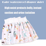 Couches en tissu imperméables et anti-fuites pour bébés, jupes-culottes lavables en coton pour enfants, L