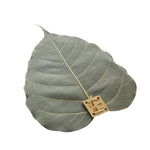 Filtre à thé créatif en forme de feuille de bodhi naturelle, feuille de bodhi