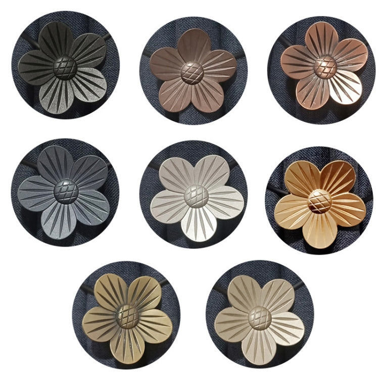 F025 Attache-rideau magnétique sans perçage, Gris, Noir, Cuivre rouge, Argent, Nickel, Qinggu, Ancien rouge, Doré