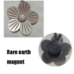 F025 Attache-rideau magnétique sans perçage, Gris, Noir, Cuivre rouge, Argent, Nickel, Qinggu, Ancien rouge, Doré