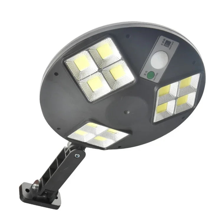 Lampe Solaire Extérieure 144 COB Détecteur de Mouvement, Lampadaire de Jardin Mural avec Télécommande, Éclairage de Sécurité