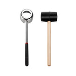 Ouvre-noix de coco en acier inoxydable 304, kit d'outils pour râper la noix de coco, ouvre-noix de coco 2 en 1