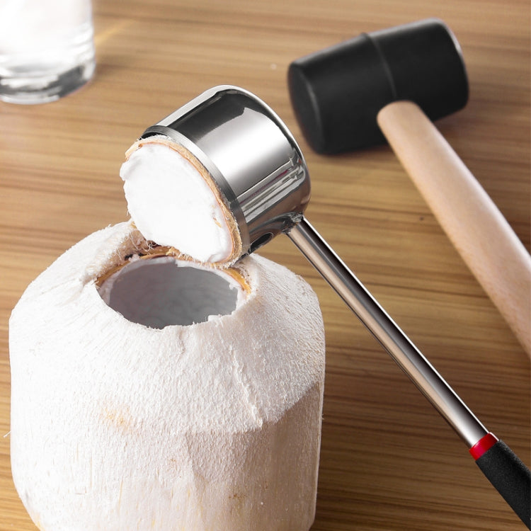 Ouvre-noix de coco en acier inoxydable 304, kit d'outils pour râper la noix de coco, ouvre-noix de coco 2 en 1