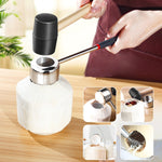 Ouvre-noix de coco en acier inoxydable 304, kit d'outils pour râper la noix de coco, ouvre-noix de coco 2 en 1