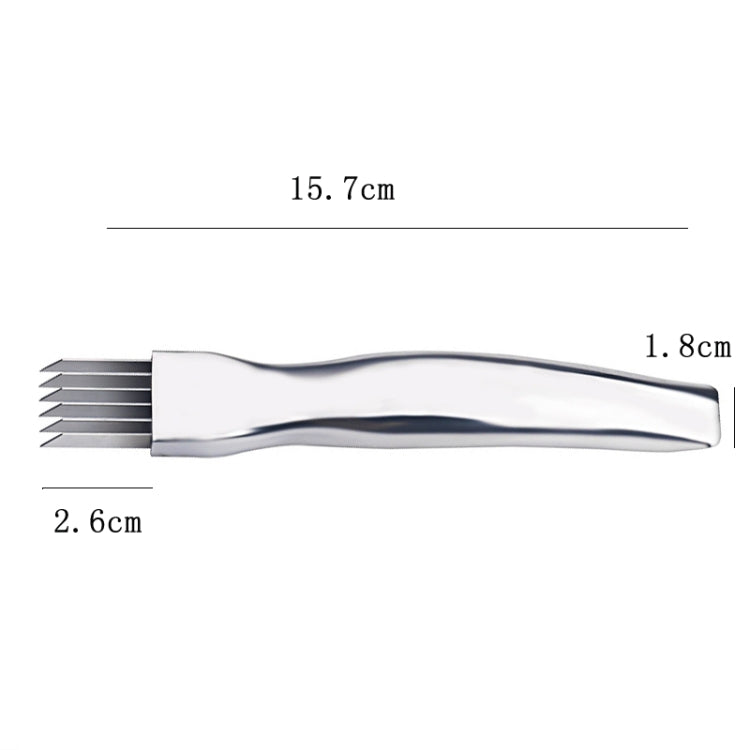 Couteau à échalotes en acier inoxydable Gadgets de cuisine, 15,7x1,8cm
