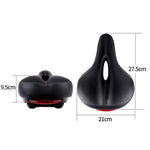 Selle de vélo avec feux arrière, coussin de selle de vélo de montagne avec lumière, YF-1076-3