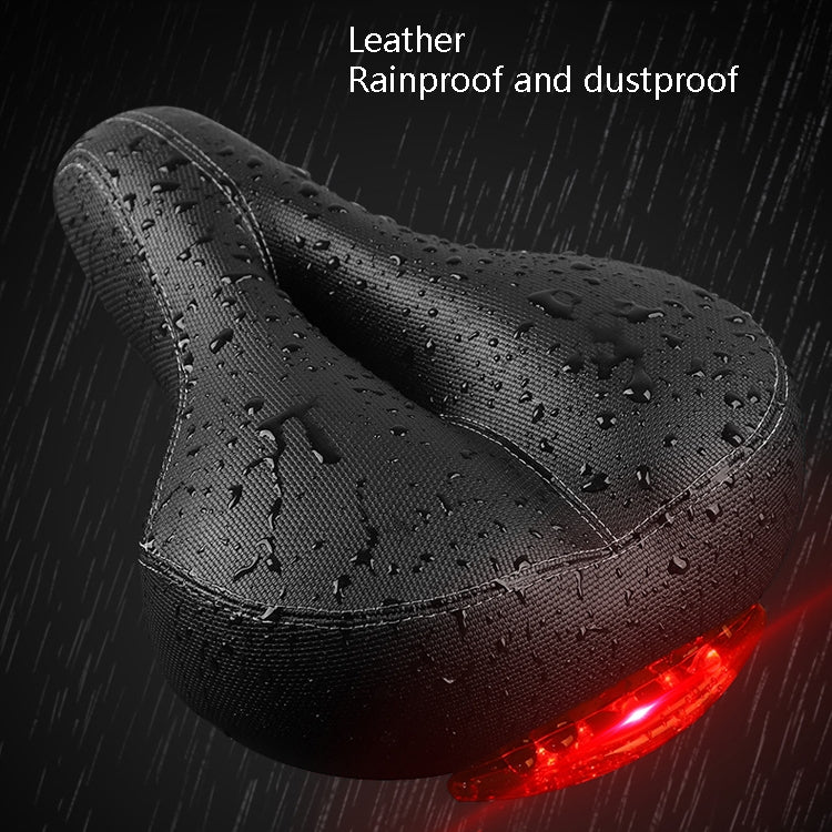 Selle de vélo avec feux arrière, coussin de selle de vélo de montagne avec lumière, YF-1076-3